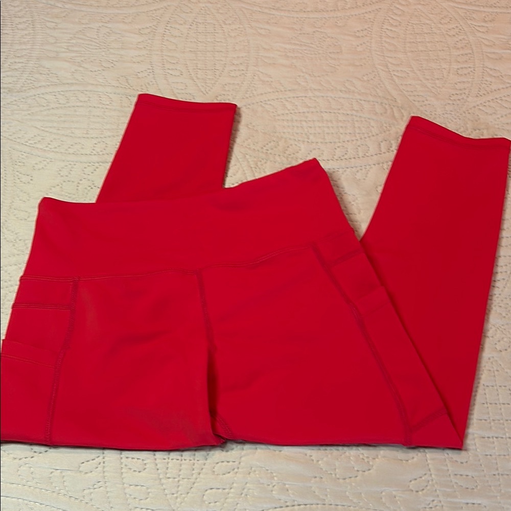 ZYIA Candy Apple Red Capri Leggings - Size 4